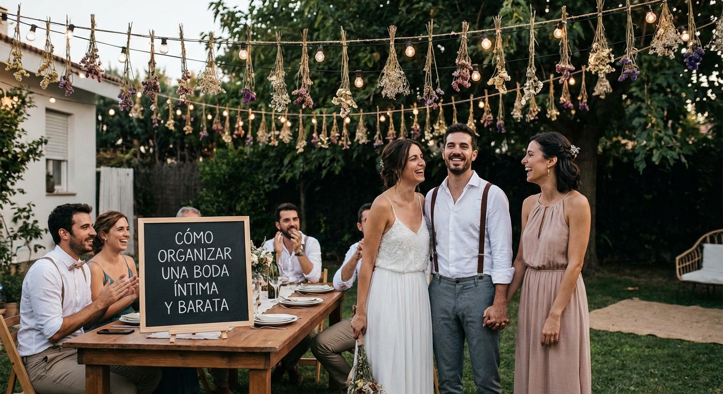 Cómo organizar una boda íntima y barata