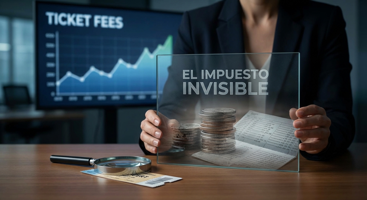 El impuesto invisible: Por qué las comisiones de las ticketeras están canibalizando tu beneficio neto