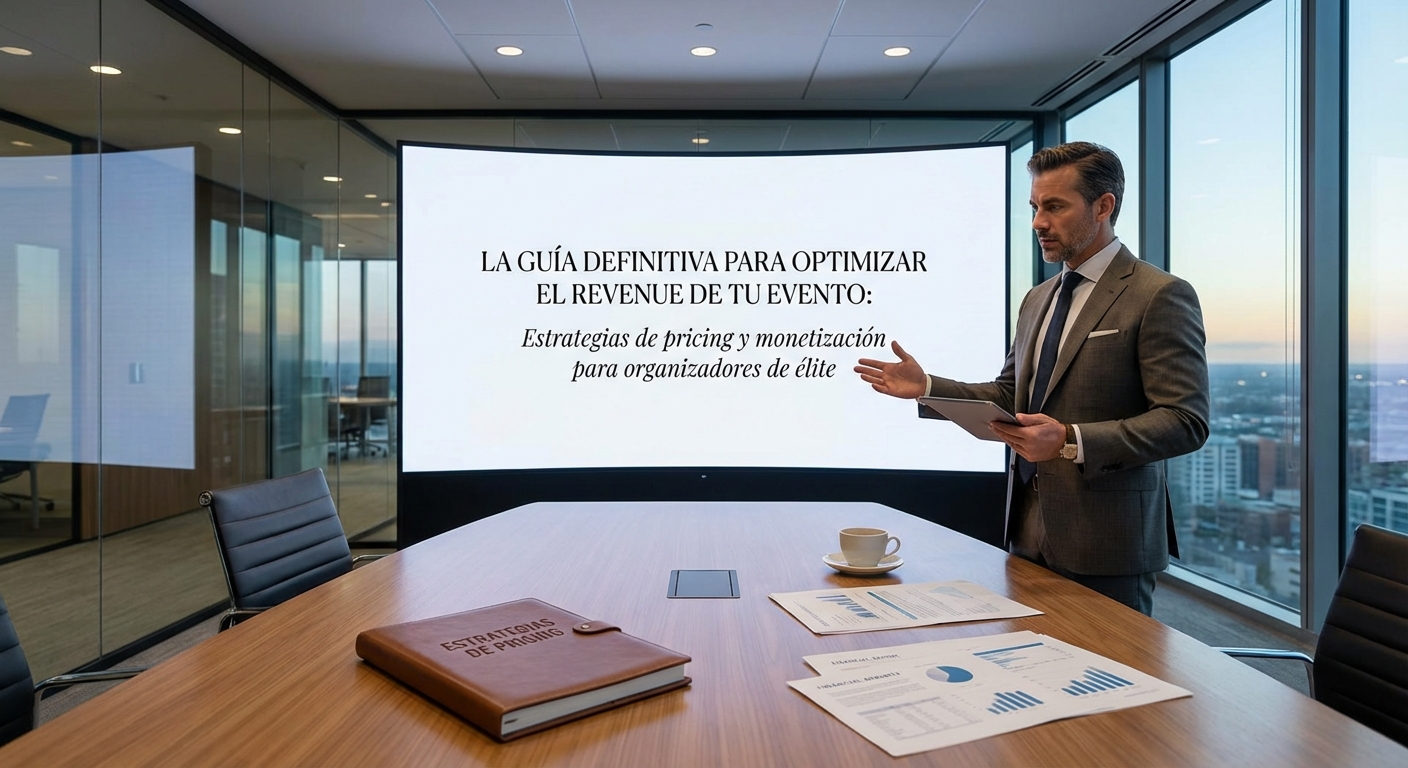 La guía definitiva para optimizar el revenue de tu evento: Estrategias de pricing y monetización para organizadores de élite