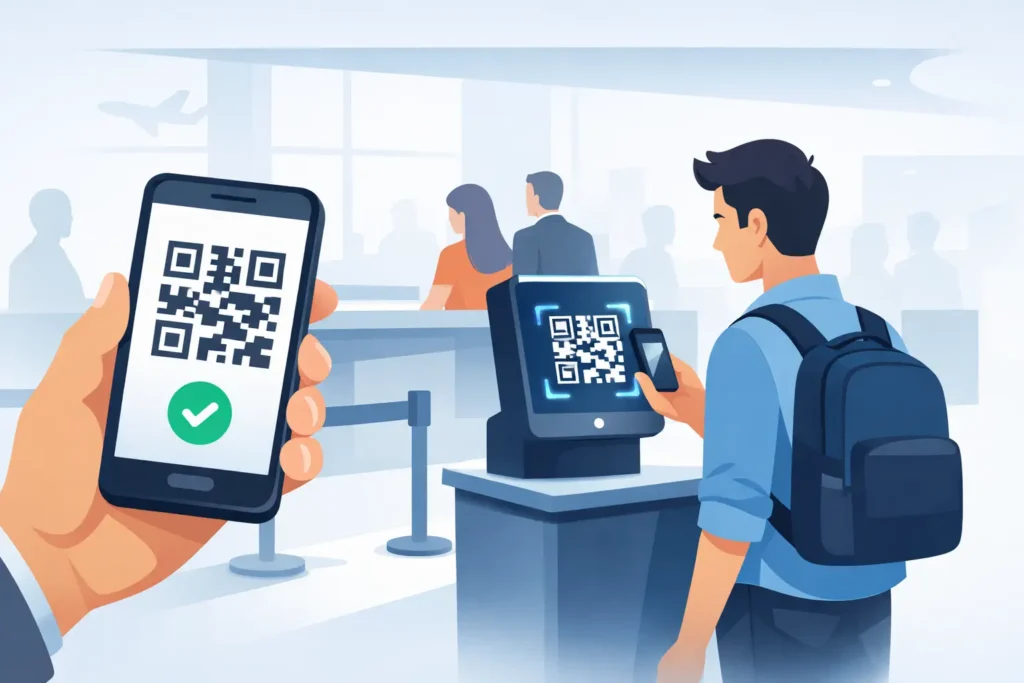 Check in con código QR sin colas ni errores
