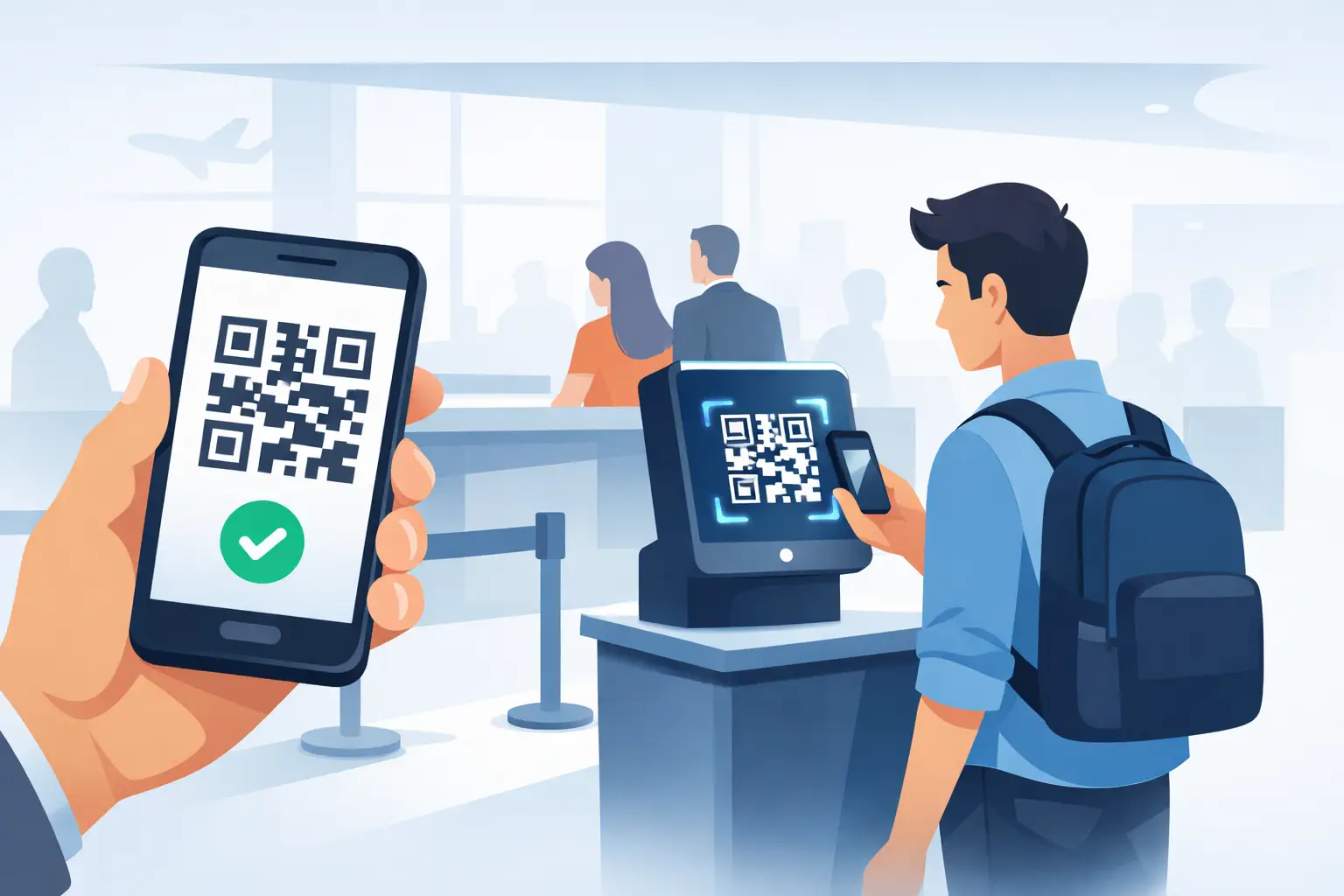 Check in con código QR sin colas ni errores