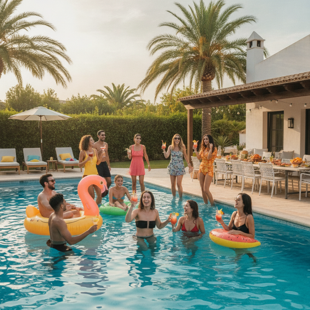 Alquiler de piscinas para fiestas privadas de verano en España