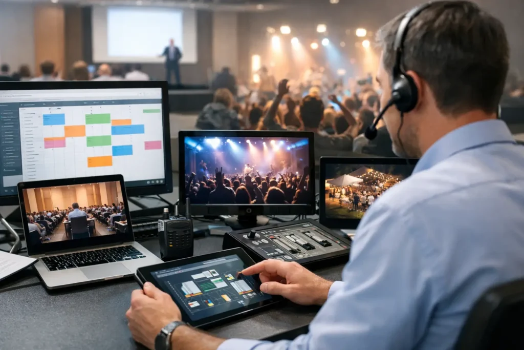 Cómo centralizar la operación de eventos