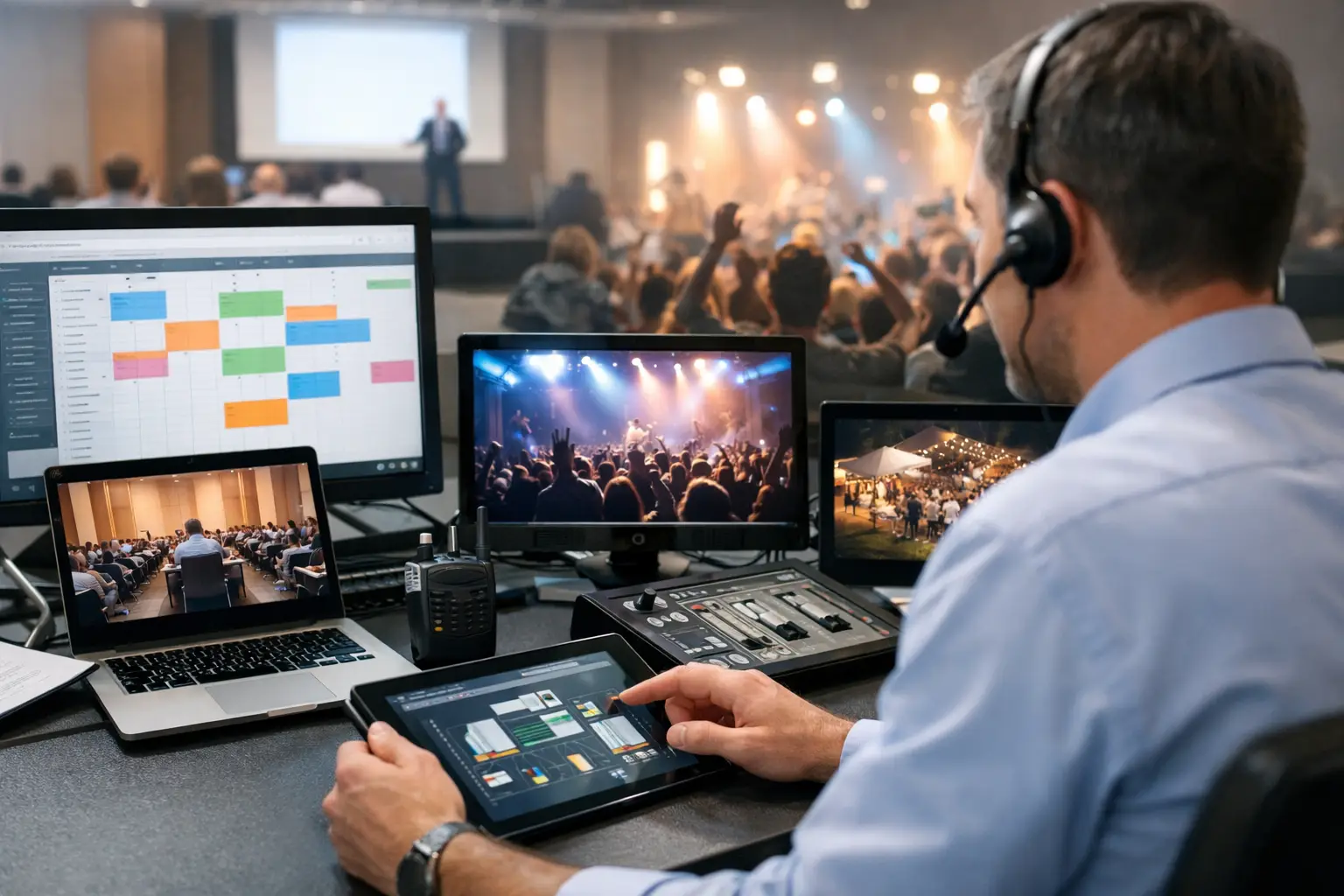 Cómo centralizar la operación de eventos