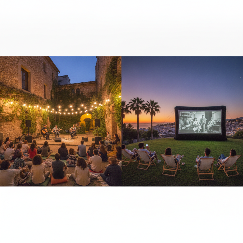 Conciertos Íntimos y Cine de Verano bajo las Estrellas