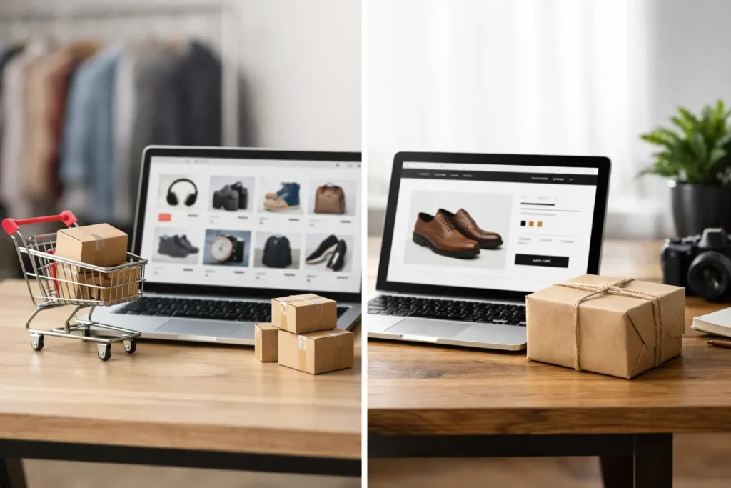 Marketplace vs página propia: qué te conviene