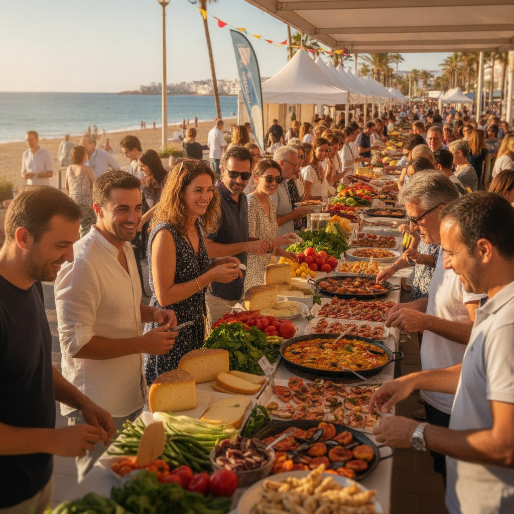 Mercados Gastronómicos y Ferias de Verano en la Costa Española